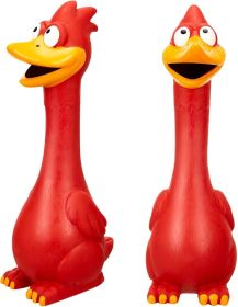 1 Pcs Horse Toys Latex Squeaky Squeeze Chicken Squeak Turkey Balls for Play Fake Screaming Chicken Toys for Horses Soccer Ball for Reduce Separation A