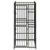 Dog Kennel Black Powder-coated steel One Size Durable