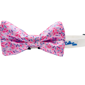 Cutie Ties Dog Bow Tie (Color: Ice Cream Sprinkles, size: One size)