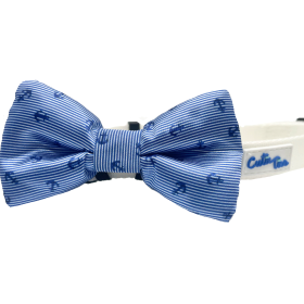Cutie Ties Dog Bow Tie (Color: Come Sail Away, size: One size)