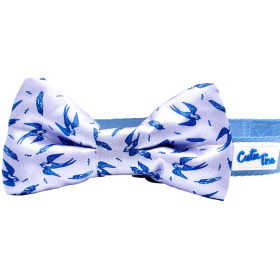 Cutie Ties Dog Bow Tie (Color: Swallow & Feather, size: One size)