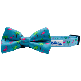 Cutie Ties Dog Bow Tie (Color: Miami Vice, size: One size)
