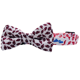 Cutie Ties Dog Bow Tie (Color: Lobster White, size: One size)