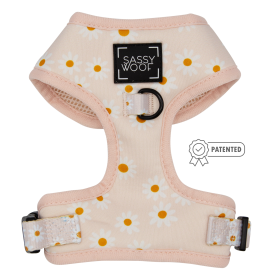 Adjustable Harness (Color: Dainty Daisy, size: Xlarge)