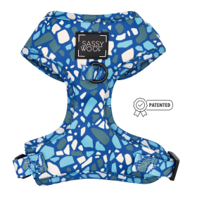 Adjustable Harness (Color: Santorini, size: Xlarge)