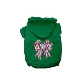 Carnival Gem Bow Hoodie (Color: Black, size: 2XL)