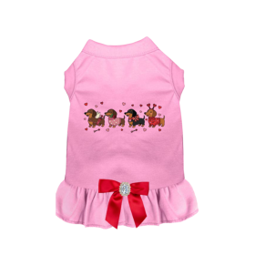 Puppy Love Parade Dress (Color: Pink, size: 2XL)
