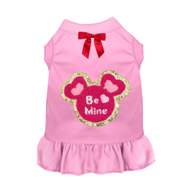 Mon Amour Mouse Dog Dress / Shirt (Color: pink-1, size: medium-m)