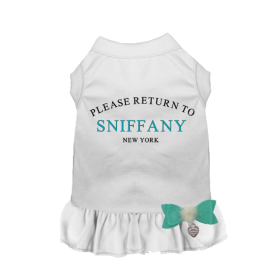 Return to Sniffany(TM) Dog Dress & Dog Shirt (Color: Cream, size: M)