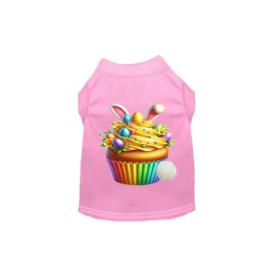Easter Cupcake Delight Tee (Color: Pink, size: M)