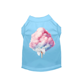 Cotton Candy Dream Tee (Color: sky blue, size: S)