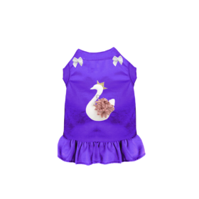 Royal Swan Tutu Dress (Color: White, size: 2XL)