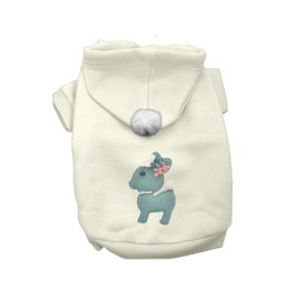 Enchanted Fawn Winter Hoodie (Color: lavender, size: medium)