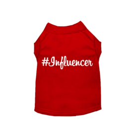 #Influencer Shirt (Color: Red, size: large)