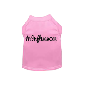 #Influencer Shirt (Color: Pink, size: large)