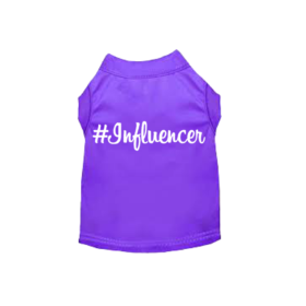 #Influencer Shirt (Color: Purple, size: medium)