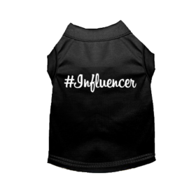 #Influencer Shirt (Color: Black, size: large)