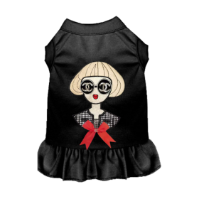 Ms. Fashion Dress (Color: Black, size: small)