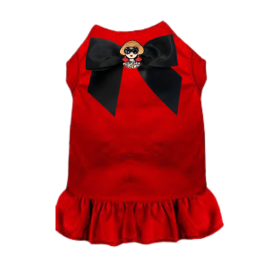 Acrylic Brooch So Vogue Dress (Color: Red, size: X Large)