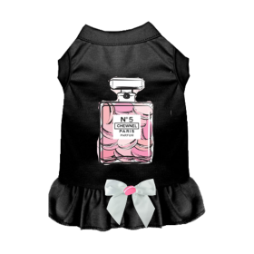 My Favorite Treats Dog Dress (Color: Black, size: medium)
