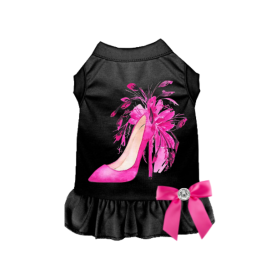 The Higher The Heel Dress (Color: Black, size: medium)