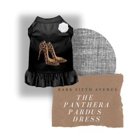 The Panthera Pardus Dress (Color: Black, size: X Large)