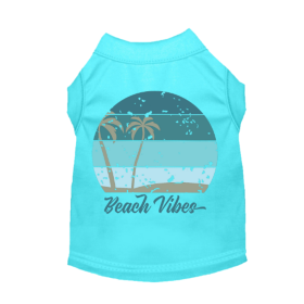 Beach Vibes Tee (Color: Blue, size: X Large)