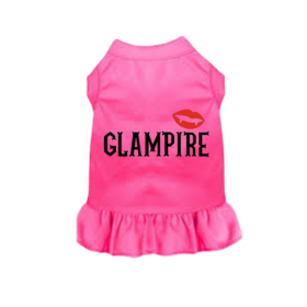 GLAMpire Dress (Color: Pink, size: X Large)