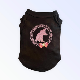 Glitterazzi Frenchie Tee (size: large)