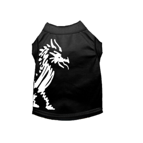 Hairmes Dragon Tee (Color: Black, size: small)