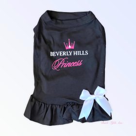 Beverly Hills Princess (Color: Black, size: 2X Large)