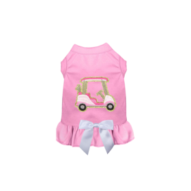 Golf Buddy Dress (Color: Hot Pink, size: 2XL)