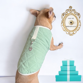 Quilted Sniffany Puff Vest- Dog Coat (size: M)