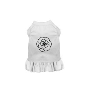 Cameilla Casual Dress (Color: White, size: small)