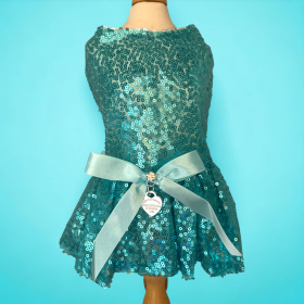 Sequin Glam Sniffany Dog Dress (size: XS)