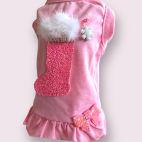 Caviar Stocking Dress- Dog Dress (size: small)