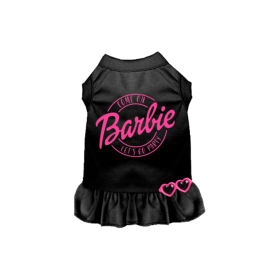 Come On Barbie Party Dog Dress (Color: Black, size: M)