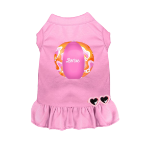 My Barbie Beach Ball Dog Dress (Color: Black, size: L)