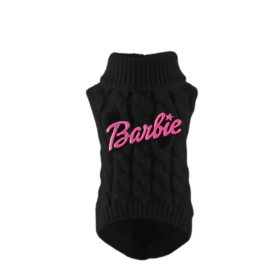 Chic Barbie Knit Turtleneck-Dog Sweater (size: XS)