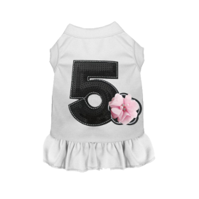 Chiffon No. 5 Flower- Dog Dress (size: S)