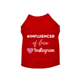 #INFLUENCER of Love & Instagram (Color: Red, size: medium)
