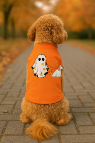 Ghost Walk Duo Dog Tee (size: S)