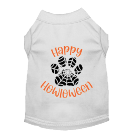 Happy Howloween Paw Print Tee (size: L)