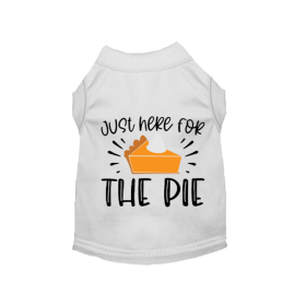 Just Here for the Pie- Dog Shirt (size: 2XL)