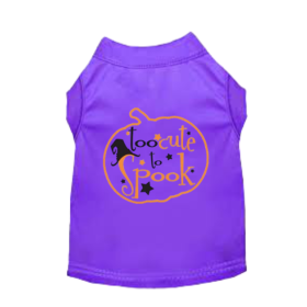 Too Cute to Spook Dog Tee (size: S)