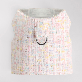Chantel Tweed Dog Harness (Color: Candy, size: XS)