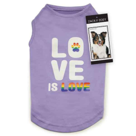 ZZ Love is Love Tank (Color: Purple, size: Small/Medium)